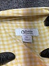 Guide Series 100% Cotton Checkered-gingham Yellow Long Sleeve Button-Down Shirt Size XL - photo 7