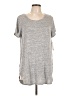 Apt. 9 Gray Short Sleeve Top Size L - photo 1