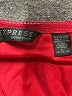 Express 100% Polyester Paisley Red Casual Skirt Size L - photo 4