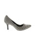 Comfort Houndstooth Gray Heels Size 8 - photo 1