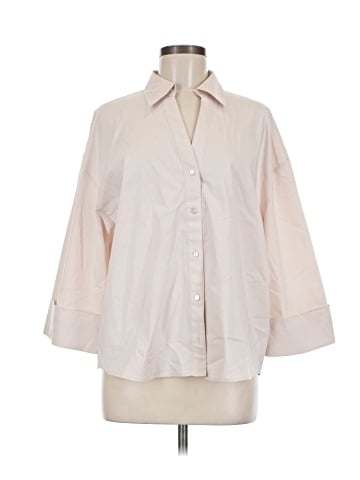 Express 3/4 Sleeve Button-Down Shirt (view 1)