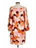 Donna Morgan 100% Polyester Print Orange Cocktail Dress Size 10 - photo 2