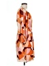 Donna Morgan 100% Polyester Print Orange Cocktail Dress Size 10 - photo 4