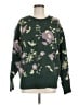 Listicle Floral Green Pullover Sweater Size M - photo 1