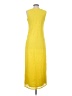 Tacera 100% Polyester Yellow Casual Dress Size S - photo 2