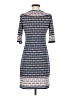 Max Studio Print Blue Casual Dress Size XS - photo 2