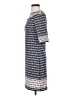Max Studio Print Blue Casual Dress Size XS - photo 5