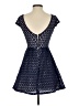 B. Darlin 100% Polyester Argyle Blue Cocktail Dress Size 1 - 2 - photo 2
