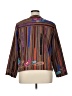 Indigo Moon 100% Silk Print Brown Jacket Size XL - photo 2