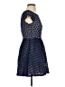 B. Darlin 100% Polyester Argyle Blue Cocktail Dress Size 1 - 2 - photo 4