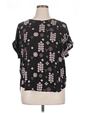 Maurices Short Sleeve Blouse (view 1)