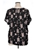 Maurices 100% Polyester Black Short Sleeve Blouse Size XL - photo 2