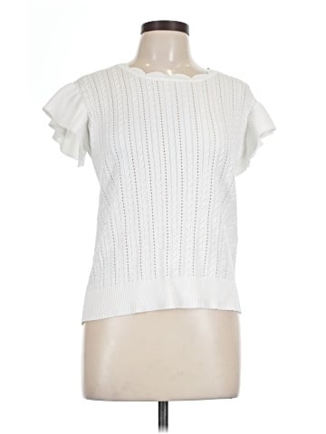 Cable & Gauge Sweater Vest (view 1)