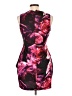 Body Central Print Black Cocktail Dress Size L - photo 2