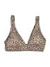 Romwe Animal Print Tan Swimsuit Top Size M - photo 1