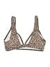 Romwe Animal Print Tan Swimsuit Top Size M - photo 2