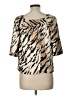 Tramp 100% Polyester Ivory 3/4 Sleeve Blouse Size L - photo 2
