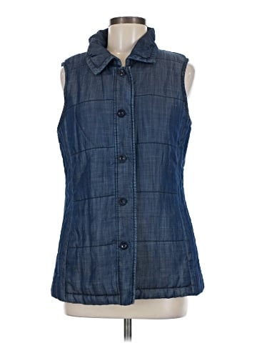 Coldwater Creek Denim Vest (view 1)
