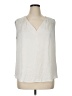 Kasper Ivory Sleeveless Blouse Size 1X - photo 1