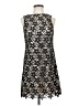 Alice + Olivia 100% Polyester Animal Print Black Cocktail Dress Size 2 - photo 1