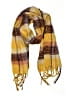 Rubi 100% Polyester Plaid Yellow Scarf One size - photo 1