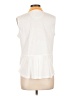 Greg Norman 100% Polyester White Sleeveless Blouse Size L - photo 2