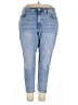 Levi's Solid Blue Jeans Size 20 - photo 1