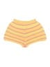 Musera 100% Polyester Stripes Yellow Shorts Size XL - photo 1