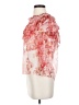 Zara 100% Polyester Pink Red 3/4 Sleeve Blouse Size S - photo 5