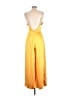Elliatt 100% Polyester Solid Yellow Jumpsuit Size L - photo 2