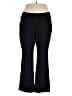 Lane Bryant Solid Black Dress Pants Size 18 - photo 1