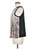 Tiny 100% Rayon Silver Tan Sleeveless Blouse Size M - photo 5