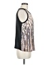 Tiny 100% Rayon Silver Tan Sleeveless Blouse Size M - photo 4