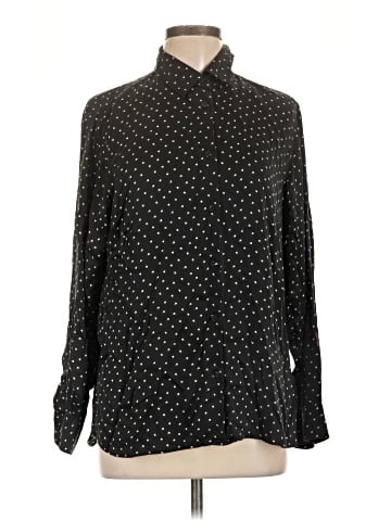 Ines de la Fressange for Uniqlo Long Sleeve Blouse (view 1)