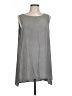 Eileen Fisher 100% Silk Gray Sleeveless Silk Top Size L - photo 1