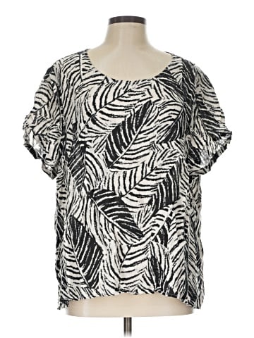 Cynthia Rowley Short Sleeve Blouse (view 1)