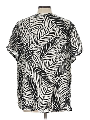 Cynthia Rowley Short Sleeve Blouse (view 2)