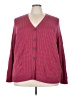 Lands' End Burgundy Cardigan Size 3X - photo 1