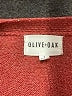 Olive and Oak Color Block Red Cardigan Size L - photo 7