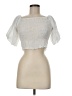 H&M Ivory Short Sleeve Blouse Size M - photo 1