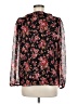CeCe 100% Polyester Black Long Sleeve Blouse Size M - photo 2