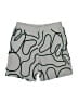Zara 100% Acrylic Graphic Gray Athletic Shorts Size XL - photo 1