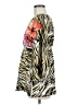 Cache Animal Print Gold Cocktail Dress Size M - photo 5