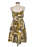 Halogen Print Yellow Cocktail Dress Size 8 Petite - photo 2