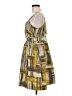 Halogen Print Yellow Cocktail Dress Size 8 Petite - photo 5