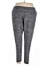 Feathers Solid Gray Active Pants Size 4X - photo 1