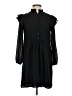 MNG Polka Dots Black Casual Dress Size 2 - photo 1