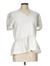 Ann Taylor Ivory Short Sleeve Blouse Size L - photo 1
