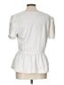 Ann Taylor Ivory Short Sleeve Blouse Size L - photo 2