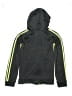 Adidas 100% Polyester Gray Zip Up Hoodie Size 14 - 16 - photo 2